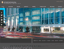 Tablet Screenshot of intercontinentalsanfrancisco.com